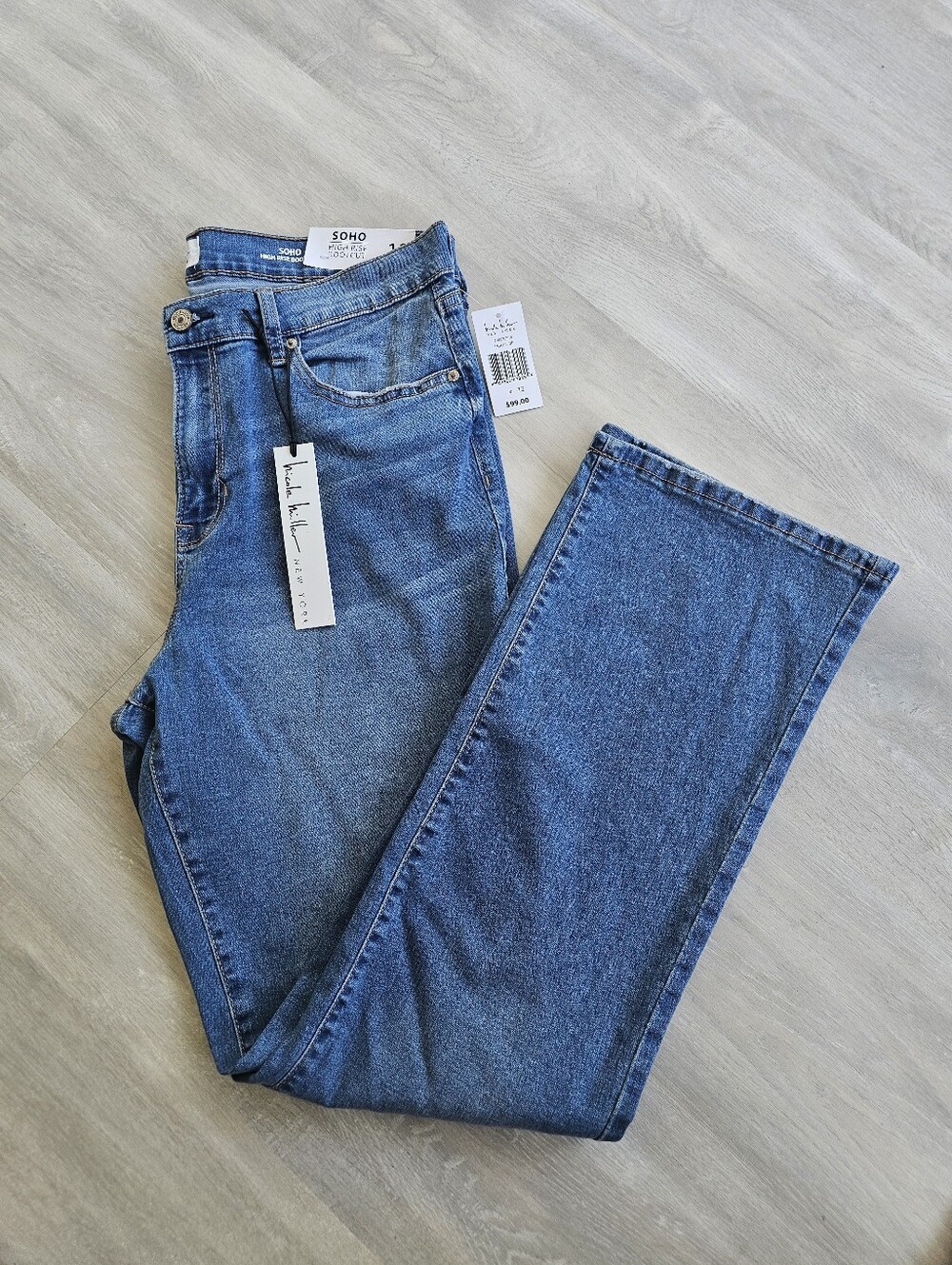 Nicole Miller Soho High Rise Bootcut Women's Jeans Size 12